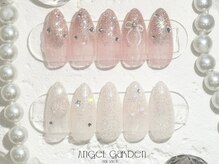 エンジェルガーデン 青山店(Angelgarden)/ラメグラリボンネイル