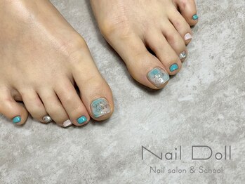 ネイルドール(Nail Doll)/大人ニュアンスフット