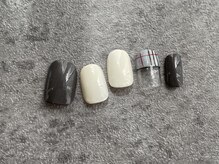 カラ ネイル 中津店(calla nail)/大人っぽいチェック