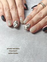 プライベート ネイルサロン マーマ(murmur)/レオパードデザイン