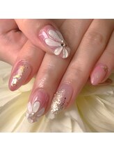 フォフォ(fofo)/ピンクフラワーネイル