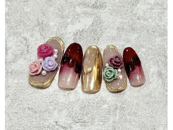 ネイルサロン ロゼプリュム/オールドローズ