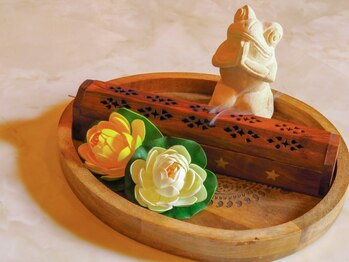 アジアンリラクゼーション ヴィラ 尾久店(asian relaxation villa)/お香の香りで非日常空間・・。