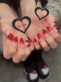 ハートホロネイル