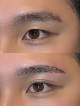 レイジュ(RayJU)の写真/男性の第一印象は眉毛で決まる★あなたの骨格に合わせた黄金比で似合わせアイブロウ♪垢抜け抜群◎