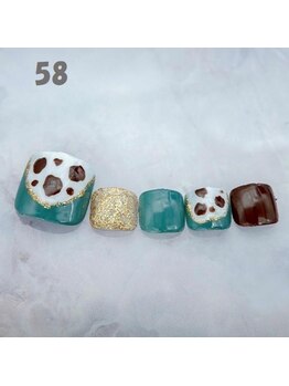 はあとねいる 大和店/フットネイル：No.58