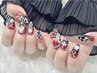 福岡最安&最速ジェルチップ長さ出し+パーツビュッフェ