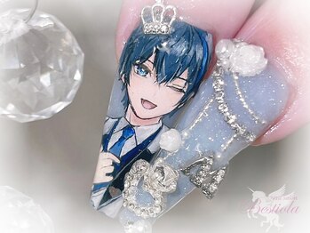 ベスティオーラ 長堀橋店の写真/【再現性の高い技術に高評価】推しへのこだわりをぎゅっと一本に。スカルプ痛ネイルはぜひお任せください♪