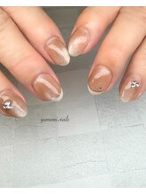 ユメミネイルズ(yumemi.nails)/ヌーディなベージュマグ
