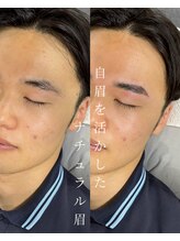プラスアイビー 神戸三宮店(+i.b)/自眉を活かしたナチュラル眉