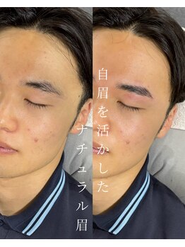 プラスアイビー 神戸三宮店(+i.b)/自眉を活かしたナチュラル眉