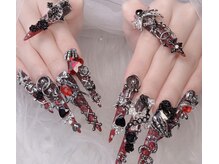 Sakura Nail Salon【長さだし/持ち込み/つけ放題/スカルプ/マグネット】の雰囲気（ゴテゴテつけ放題）