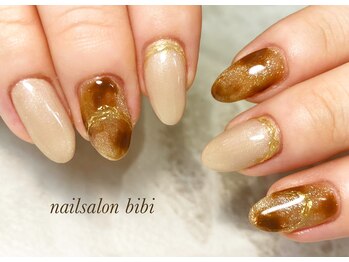 ネイルサロン ビビ(bibi)/マグネットべっ甲