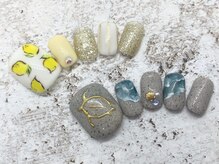 タネモト(Tanemoto)/7月フットネイル¥8800