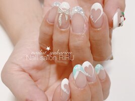 ティファニー風ネイル