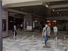 神戸三宮駅 西改札口から出ます♪