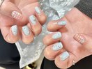 ミラーボールネイル