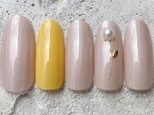 フリークネイル(FREAK Nail)/シンプルワイヤーフラワー ¥7000