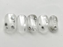 ジェミーネイル イケブクロ(Jemiy nail ikebukuro)/シルバースター¥6000