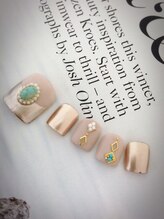 エンジェルネイルクラブ(ANGEL NAIL CLUB)/Foot sample design