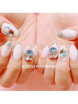ピンクマジック(PINKMAGIC)/真っ白のワンカラーネイル