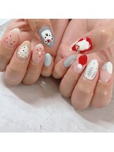 ブラン(blanc)/クリスマスネイル