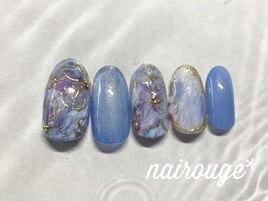 2025年♪紫陽花ネイル♪