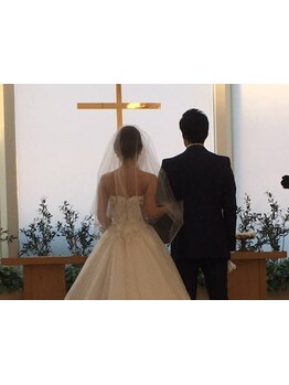 ブライダルメニューがあるサロン