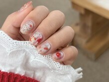 ブラソンネイル(Blossom nail)/ちゅるん&フルーツキャラネイル