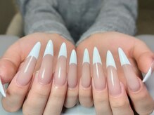 グランスネイル(glance nail)/チップ長さだし持ち込みネイル