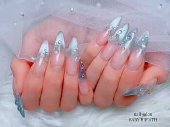 ベイビーブレス(BABY BREATH)の写真/【長さだしワンカラー・グラデ何度でも ¥8000】トレンドdesignを思いっきり楽しむなら長さだしがオススメ☆