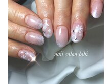 ネイルサロン ビビ(bibi)/雪の結晶ネイル