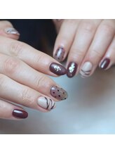 エムクオリティ(M-Quality)/後藤限定バレンタインネイル