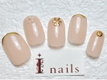 アイネイルズ 梅田店(I nails)/シンプルシアーネイル ¥7200