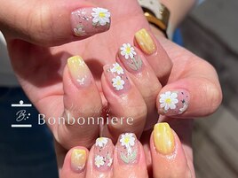 春ネイルお花ネイル