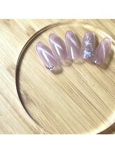 ファレノホワイト/定額ネイルデザイン／ 夏