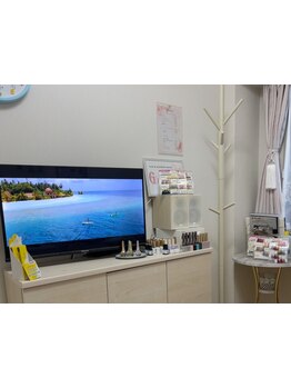 DVDが見られるサロン