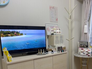 ジュリエッタ(GIULIETTA)の写真/各種動画配信サイトをご用意◎お好きな映画や動画を観ながらゆったりネイルが楽しめる♪八戸市/完全個室