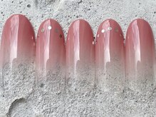 フリークネイル(FREAK Nail)/ホロラインピンクグラデ ¥7000