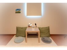 お客様に座っていただく場所です。