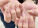 うるうるチューリップネイル