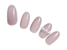 プラスネイル 北千住東口店(PLUS NAIL)/【236】パール×お目立ち￥5,489