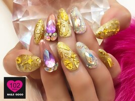 派手 スカルプ 派手 ギャル