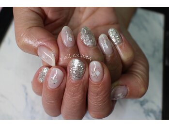 ビューティーアンドライフ オリビア(Beauty&Life Olivia)/ホワイト冬ネイル