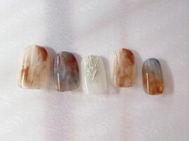 ブラウン奥行きニュアンス￥8200