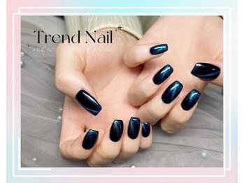 トレンドネイルスタジオ(Trend Nail Studio)/斜めに光らせるマグネットネイル