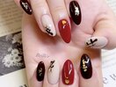 バレンタインネイル