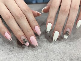 クロム風ネイル