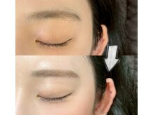 シュシュ(chou chou)/眉/アイブロウbefore・after