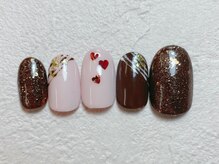 ネイルビート(NAIL BEAT)/バレンタインネイル　ハート